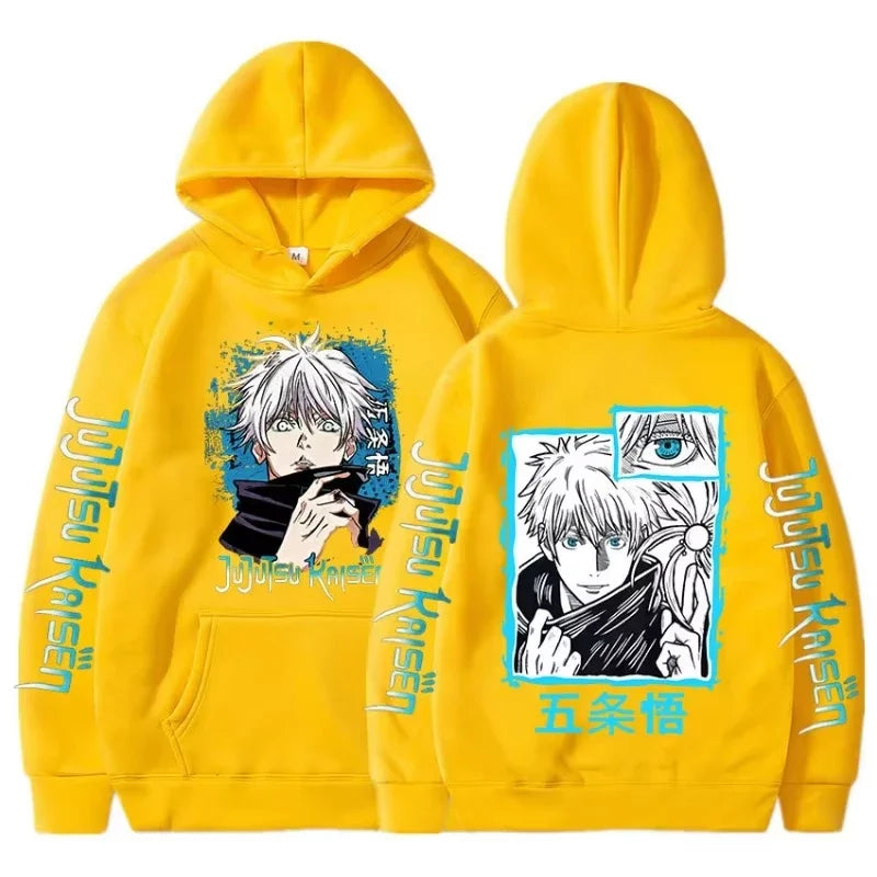 Jujutsu Kaisen Satoru Gojo Hoodie — Oversized Unisex
