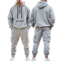 Heavyweight Fleece Tracksuit Set — Winter, Half-Zip