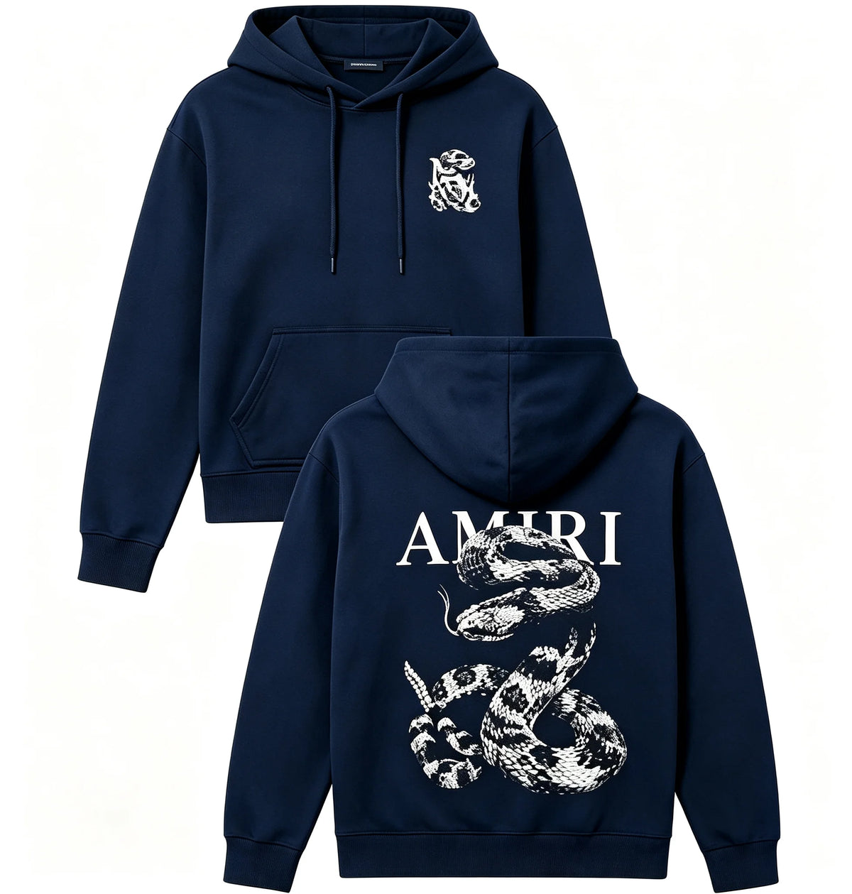 Snake Graphic Hoodie — Short Sleeve, Unisex