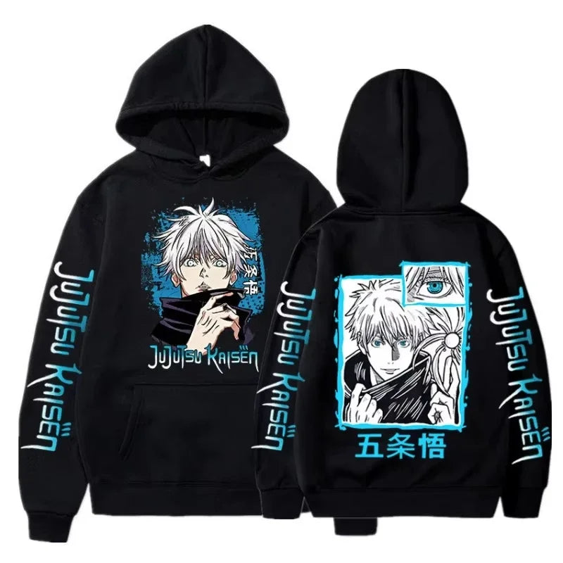Jujutsu Kaisen Satoru Gojo Hoodie — Oversized Unisex