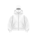 Balaclava Gothic Hoodie — Double Hood, Zipper Mask