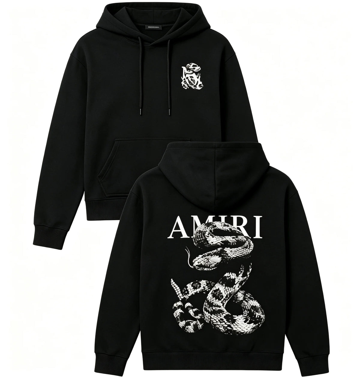 Snake Graphic Hoodie — Short Sleeve, Unisex